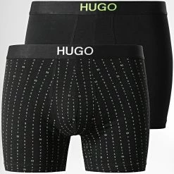Top 10 😍 Lot De 2 Boxers 50463436 Noir de HUGO 🎁