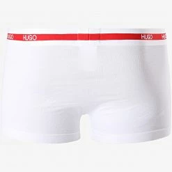 Coupon ⭐ Lot De 2 Boxers 50402260 Blanc Rouge de HUGO 🔔 -Promos HUGO Boutique hugo by hugo boss 178794 50402260 100 20190404T154958 03
