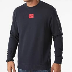 Tout neuf 🥰 Sweat Crewneck Diragol 212 50447964 Bleu Marine de HUGO 🔥