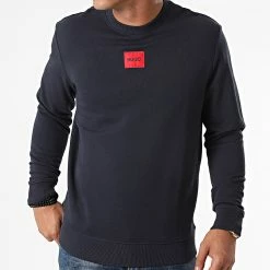 Tout neuf 🥰 Sweat Crewneck Diragol 212 50447964 Bleu Marine de HUGO 🔥 -Promos HUGO Boutique hugo 266934 50447964 405 20210527T160449 03