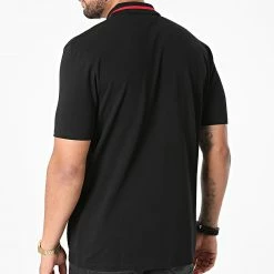 Le moins cher 🌟 Polo Manches Courtes 50456803 Noir Rouge de HUGO 💯 -Promos HUGO Boutique hugo 267831 50456803 002 20210607T141844 04