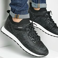 Bon marché ✨ Baskets Icelin Runner 50459836 Black de HUGO ✨