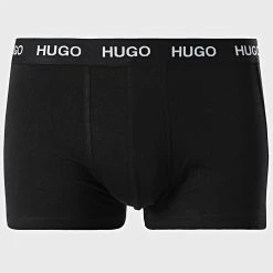 Budget 🎉 Lot De 3 Boxers 50449351 Noir Blanc Gris de HUGO 💯 -Promos HUGO Boutique hugo 285905 50449351 972 20210924T142857 04