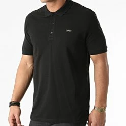 Acheter 🥰 Polo Manches Courtes 50447936 Noir de HUGO ❤️
