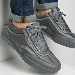 Coupon 🎁 Baskets Matrix Low 50459195 Medium Grey de HUGO ❤️