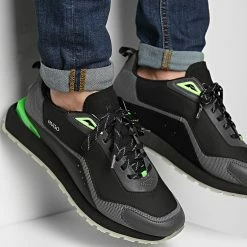 Le moins cher 🤩 Baskets Cubite Runner 50464634 Black de HUGO 🛒