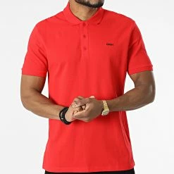 Vente flash 🥰 Polo Manches Courtes 50447936 Rouge de HUGO 🎉 -Promos HUGO Boutique hugo 292455 50447936 693 20220322T143237 03