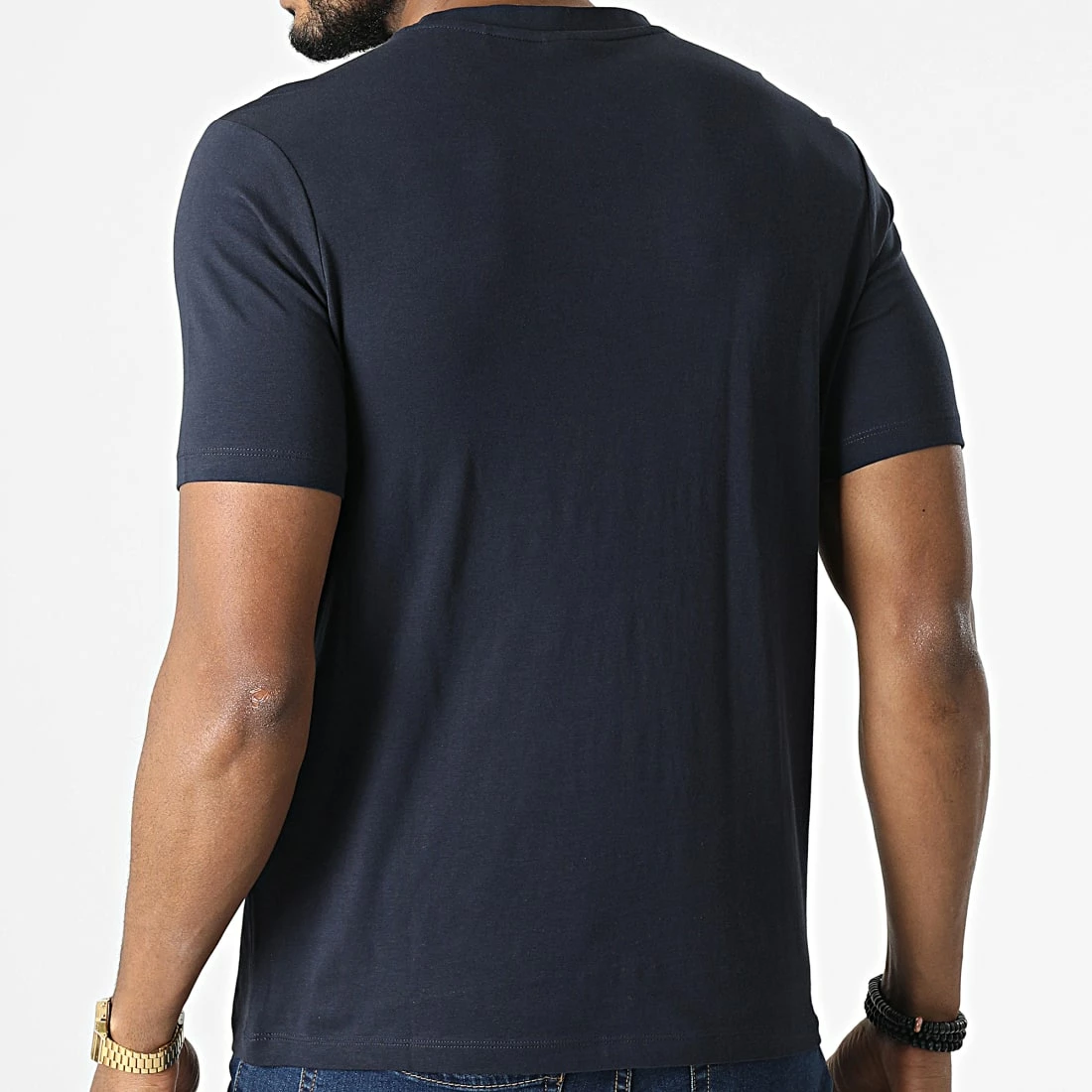 Budget ✨ Tee 👕 Shirt Dulive 50463322 Bleu Marine Rouge de HUGO 🌟 6 Budget ✨ Tee 👕 Shirt Dulive 50463322 Bleu Marine Rouge de HUGO 🌟 – Image 4