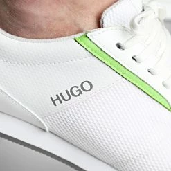 Meilleure affaire 🥰 Baskets Cyden Low 50464630 White de HUGO ✔️ -Promos HUGO Boutique hugo 294647 50464630 100 20211223T152929 02