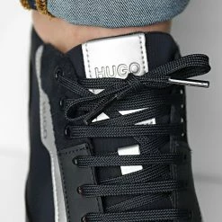 Top 10 👍 Baskets Icelin Runner 50464639 Dark Blue de HUGO ✨ -Promos HUGO Boutique hugo 295016 50464639 401 20220112T164726 03