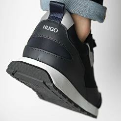 Top 10 👍 Baskets Icelin Runner 50464639 Dark Blue de HUGO ✨ -Promos HUGO Boutique hugo 295016 50464639 401 20220112T164728 04