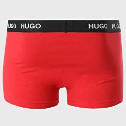 Meilleure vente ⭐ Lot De 3 Boxers 50449351 Noir Rouge de HUGO ⭐ -Promos HUGO Boutique hugo 295036 50449351 968 20211228T140507 04