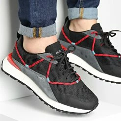 Bon marché 🤩 Baskets Cubite Runner 50464633 Black de HUGO 😉