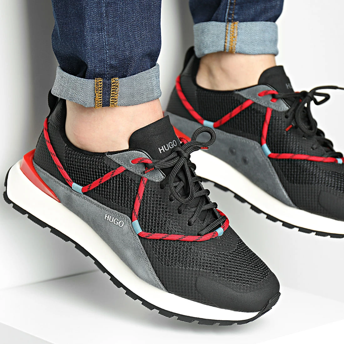 Bon marché 🤩 Baskets Cubite Runner 50464633 Black de HUGO 😉 3 Bon marché 🤩 Baskets Cubite Runner 50464633 Black de HUGO 😉