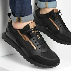 Sortie ⭐ Baskets Icelin Runner 50464639 Black de HUGO 😀