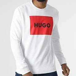 Promo 🎉 Sweat Crewneck 50467944 Blanc de HUGO 👍 8 Promo 🎉 Sweat Crewneck 50467944 Blanc de HUGO 👍 -Promos HUGO Boutique hugo 297433 50467944 100 20220105T164436 03