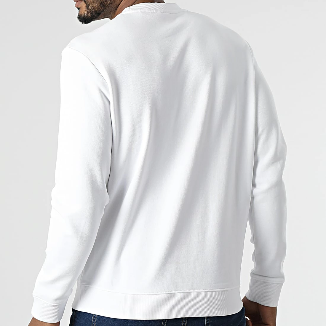 Promo 🎉 Sweat Crewneck 50467944 Blanc de HUGO 👍 6 Promo 🎉 Sweat Crewneck 50467944 Blanc de HUGO 👍 – Image 4