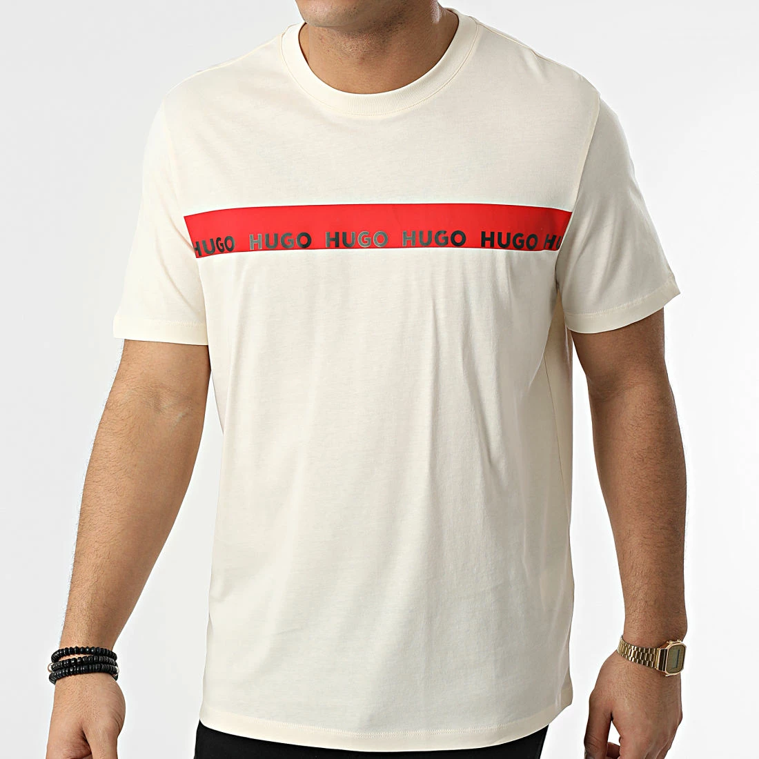 Top 10 ❤️ Tee 👕 Shirt Diziano 50465388 Beige de HUGO 🔥 3 Top 10 ❤️ Tee 👕 Shirt Diziano 50465388 Beige de HUGO 🔥