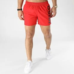 De gros ⭐ Short De Bain 50469303 Rouge de HUGO ✔️ -Promos HUGO Boutique hugo 300580 50469303 693 NOOS 20220202T154922 03