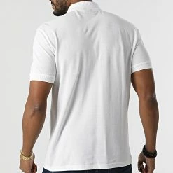 Meilleure affaire ⭐ Polo A Manches Courtes Dristofano 50468259 Blanc de HUGO 🤩 -Promos HUGO Boutique hugo 301924 50468259 100 20220209T090755 04