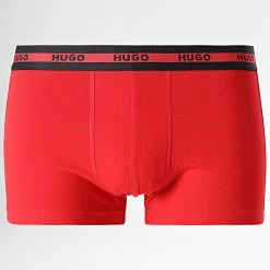 Sortie 👏 Lot De 2 Boxers 50469775 Noir Rouge de HUGO 🎁 -Promos HUGO Boutique hugo 303361 50469775 622 20220228T144918 03