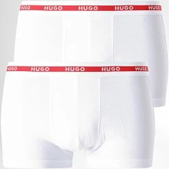 Acheter 🔥 Lot De 2 Boxers 50469775 Blanc de HUGO 🛒