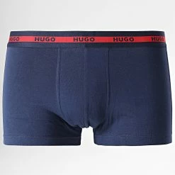 Remise ❤️ Lot De 2 Boxers 50469775 Bleu Marine de HUGO ⭐ -Promos HUGO Boutique hugo 303367 50469775 410 20220228T145002 02