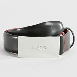 Tout neuf 🎁 Ceinture Baldwin 50470638 Noir Rouge de HUGO 🌟