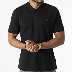 Sortie 💯 Polo Manches Courtes 50466182 Noir de HUGO 🛒 8 Sortie 💯 Polo Manches Courtes 50466182 Noir de HUGO 🛒 -Promos HUGO Boutique hugo 304584 50466182 001 20220228T155158 03