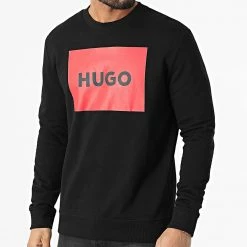 Grosses soldes 😍 Sweat Crewneck 50467944 Noir de HUGO ✨