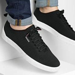 Bon marché 🔔 Baskets Zero Tennis 50470258 Black de HUGO 👍