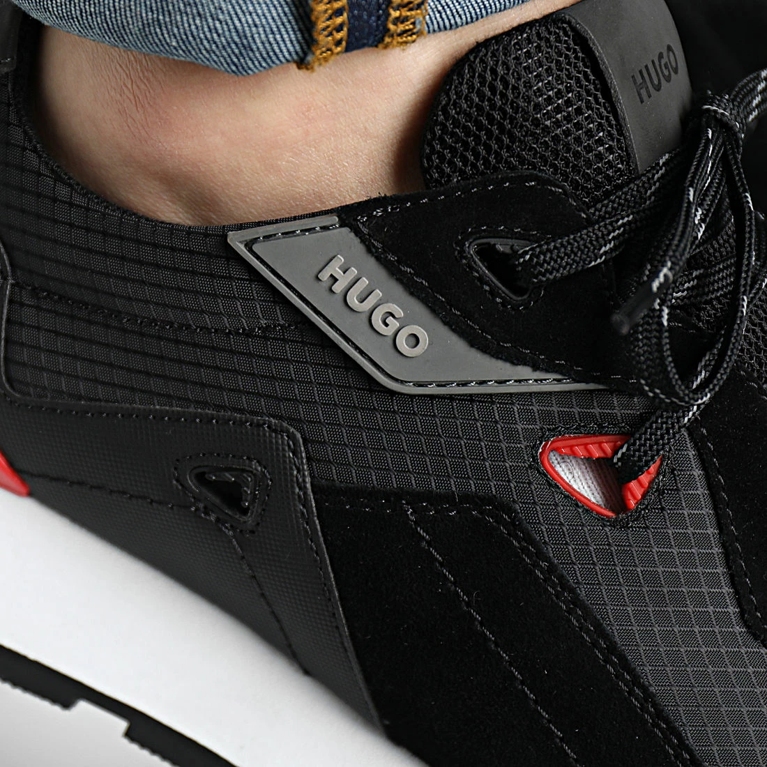 Budget 🤩 Baskets Cubite Runner 50471233 Black de HUGO 🥰 4 Budget 🤩 Baskets Cubite Runner 50471233 Black de HUGO 🥰 – Image 2