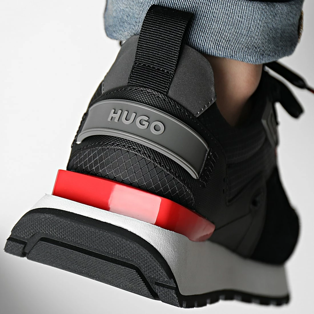 Budget 🤩 Baskets Cubite Runner 50471233 Black de HUGO 🥰 6 Budget 🤩 Baskets Cubite Runner 50471233 Black de HUGO 🥰 – Image 4