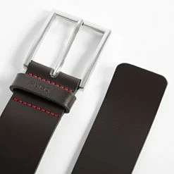 Meilleure affaire ⌛ Ceinture Giaspo 50470639 Marron de HUGO 😍 -Promos HUGO Boutique hugo 307500 50470639 202 20220325T140718 02