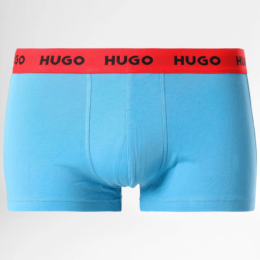 Nouveau 😉 Lot De 3 Boxers 50469766 Noir Bleu Clair Bleu Marine de HUGO 🛒 5 Nouveau 😉 Lot De 3 Boxers 50469766 Noir Bleu Clair Bleu Marine de HUGO 🛒 – Image 3