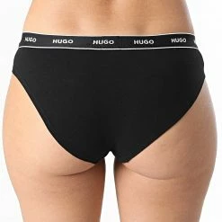 Meilleure affaire 🔔 Lot De 3 Culottes 50469657 Noir de HUGO 😀 -Promos HUGO Boutique hugo 308468 50469657 001 20220322T160334 03