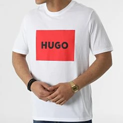 Tout neuf 🥰 Tee 👚 Shirt 50467952 Blanc de HUGO 🛒 -Promos HUGO Boutique hugo 308988 50467952 100 20220314T161026 03