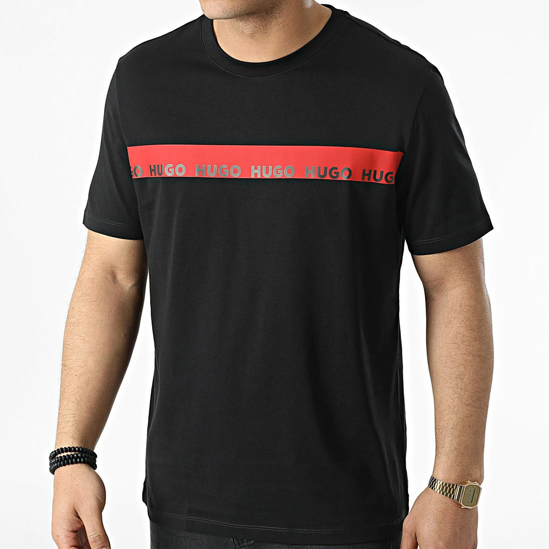 Meilleur prix 💯 Tee 👚 Shirt Diziano 50465388 Noir de HUGO 🌟 3 Meilleur prix 💯 Tee 👚 Shirt Diziano 50465388 Noir de HUGO 🌟