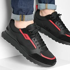 Meilleure affaire ✔️ Baskets Icelin Runner 50471304 Black de HUGO 😉