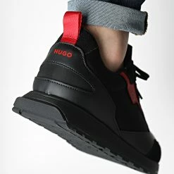 Meilleure affaire ✔️ Baskets Icelin Runner 50471304 Black de HUGO 😉 -Promos HUGO Boutique hugo 310839 50471304 006 20220322T160157 04
