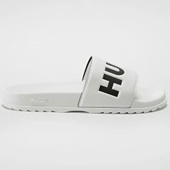 Vente flash 🎁 Claquettes Match Slide 50471366 Open White de HUGO 🤩 -Promos HUGO Boutique hugo 311038 50471366 120 20220415T162050 03