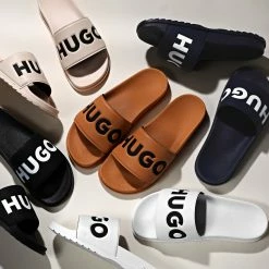 Vente flash 🎁 Claquettes Match Slide 50471366 Open White de HUGO 🤩 -Promos HUGO Boutique hugo 311038 50471366 120 20220427T145335 05