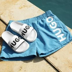 Vente flash 🎁 Claquettes Match Slide 50471366 Open White de HUGO 🤩 -Promos HUGO Boutique hugo 311038 50471366 120 20220624T143551 05