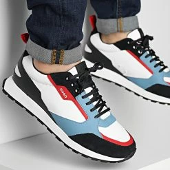 Nouveau 🥰 Baskets Icelin Runner 50471304 Medium Blue de HUGO 🧨