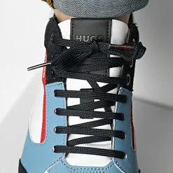 Nouveau 🥰 Baskets Icelin Runner 50471304 Medium Blue de HUGO 🧨 -Promos HUGO Boutique hugo 311704 50471304 421 20220325T135652 03