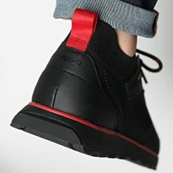 Bon marché 💯 Baskets Icelin Runner 50471301 Black de HUGO 👍 -Promos HUGO Boutique hugo 312991 50471301 003 20220404T161124 04