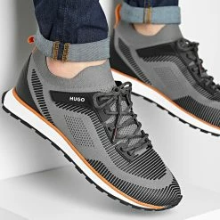 Top 10 🔔 Baskets Icelin Runner 50471301 Open Grey de HUGO 👏