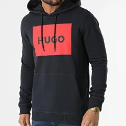 Tout neuf 😉 Sweat Capuche Duratschi 223 50473168 Bleu Marine de HUGO 🧨
