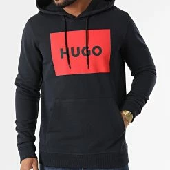 Tout neuf 😉 Sweat Capuche Duratschi 223 50473168 Bleu Marine de HUGO 🧨 -Promos HUGO Boutique hugo 315451 50473168 405 20220425T162037 03