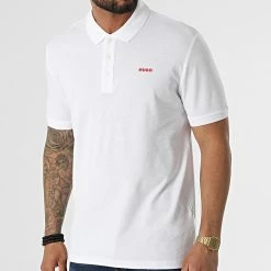 Top 10 ❤️ Polo Manches Courtes 50466182 Blanc de HUGO 🥰